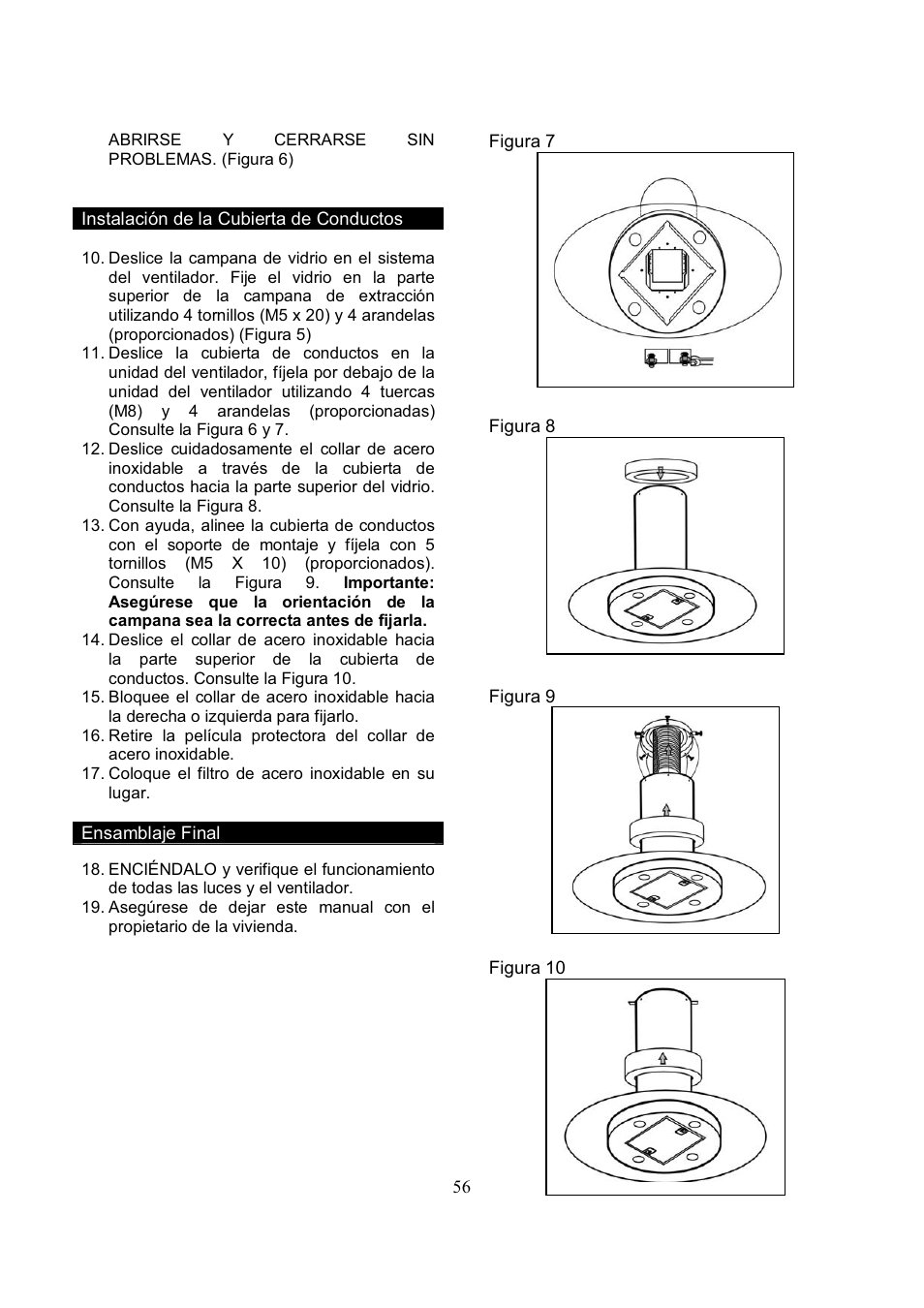 Kobe Range Hoods IS2036GS User Manual | Page 58 / 72