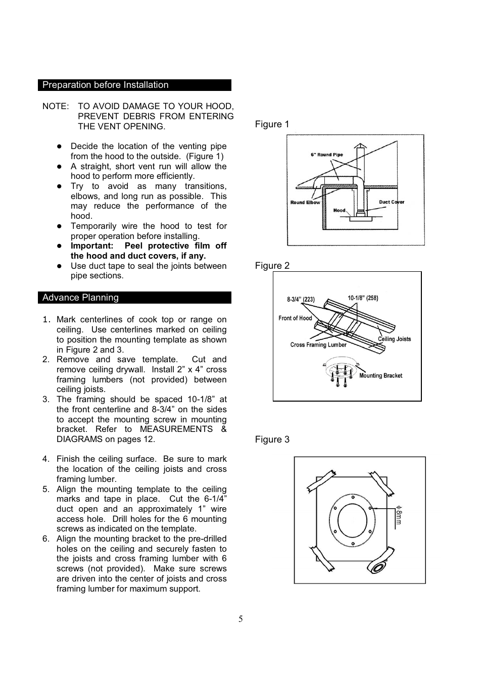 Kobe Range Hoods IS2036GS User Manual | Page 7 / 72