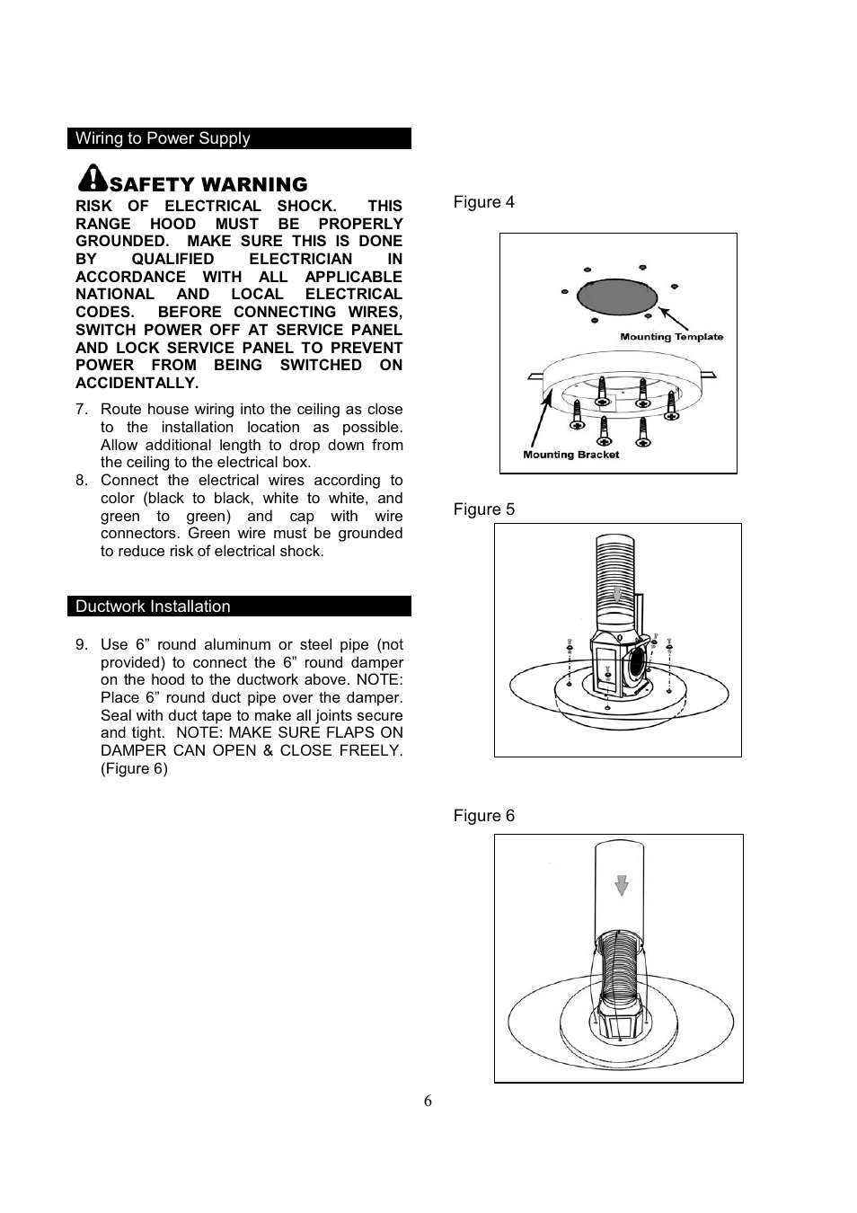 Kobe Range Hoods IS2036GS User Manual | Page 8 / 72
