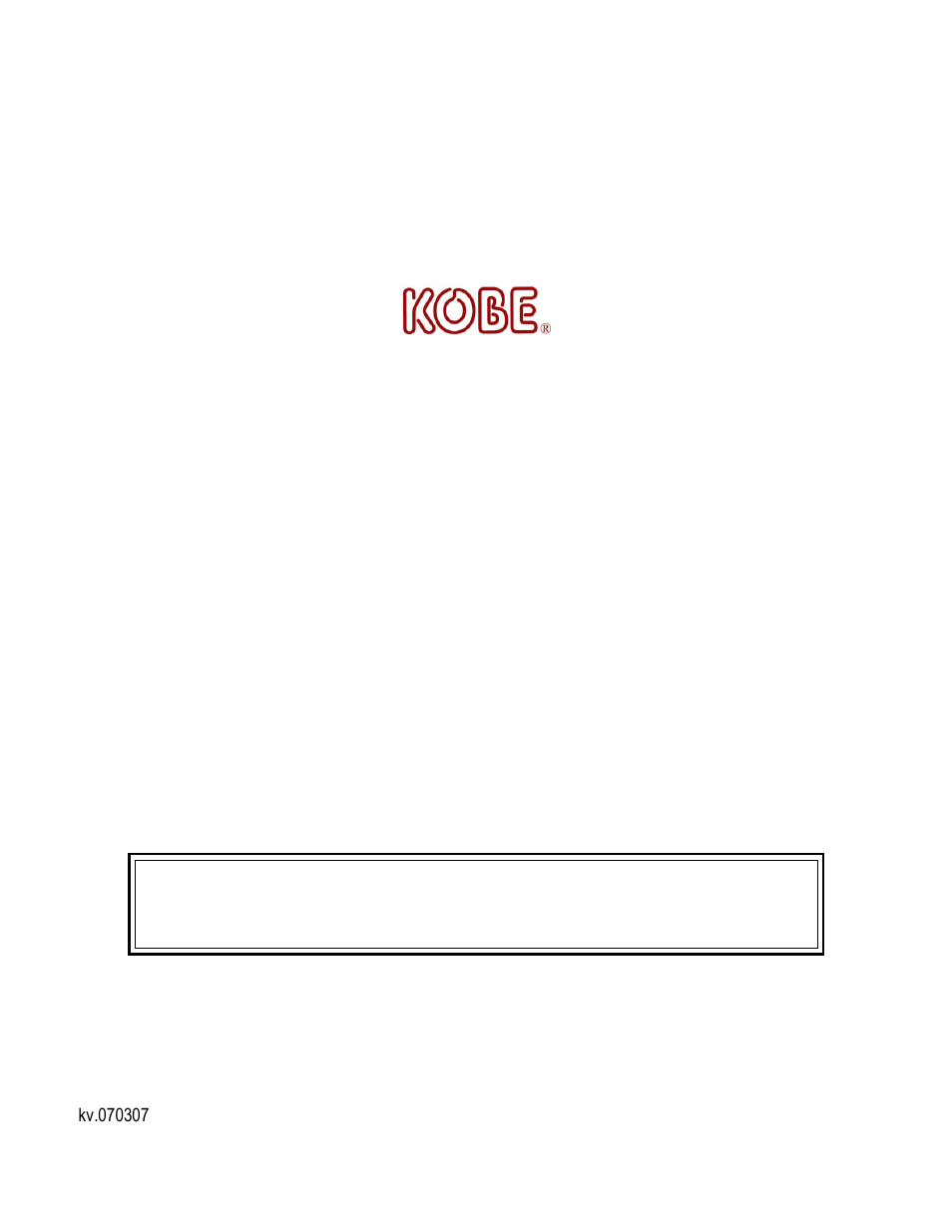 Kobe Range Hoods CX1830GS-8 User Manual | Page 25 / 25