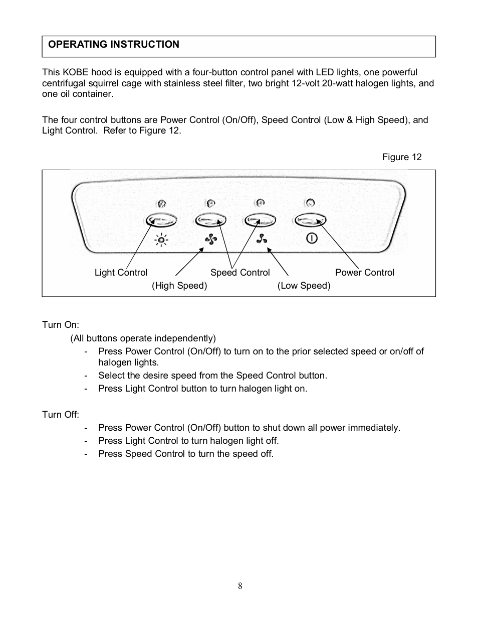 Kobe Range Hoods CX1836GS User Manual | Page 10 / 21