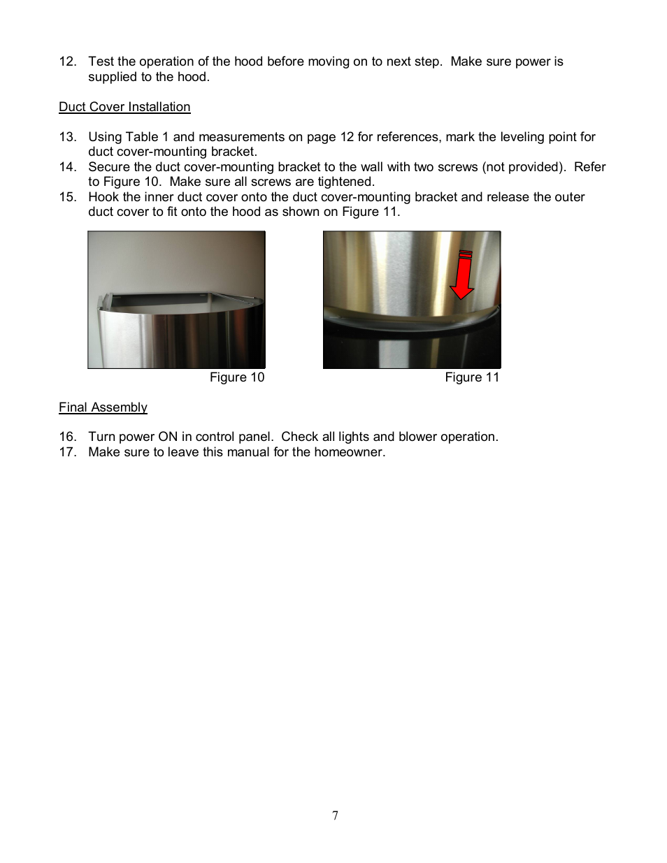 Kobe Range Hoods CX1836GS User Manual | Page 9 / 21