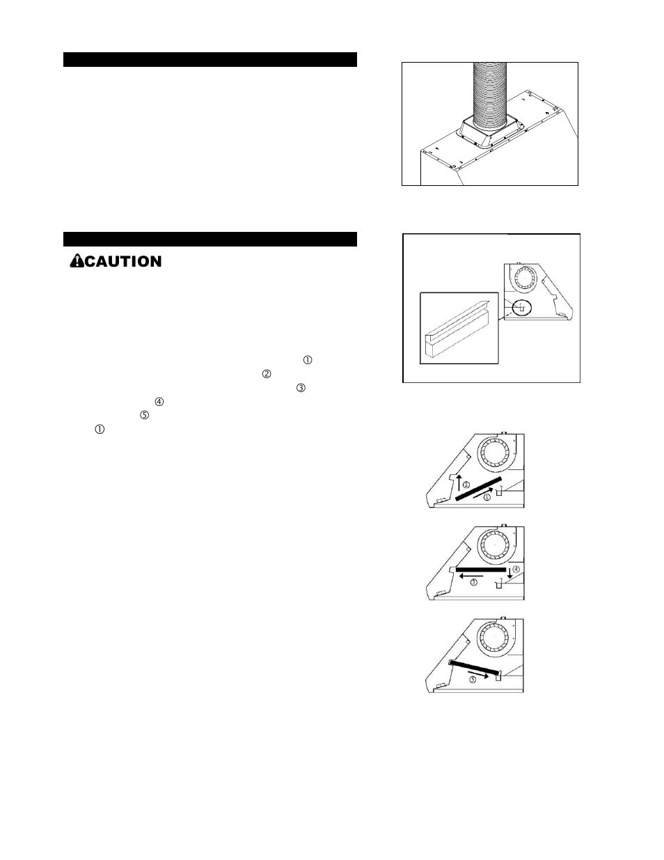 Caution : install heating lamps last | Kobe Range Hoods CH0030SQB (30") User Manual | Page 14 / 36