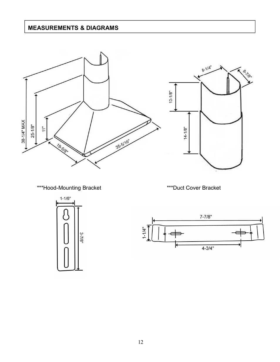 Kobe Range Hoods CH8136SQ User Manual | Page 14 / 21