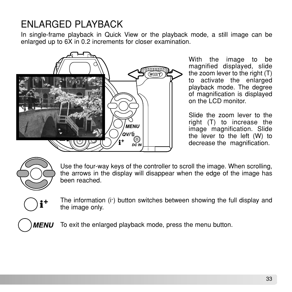 Enlarged playback | Konka Group Z1 User Manual | Page 33 / 58