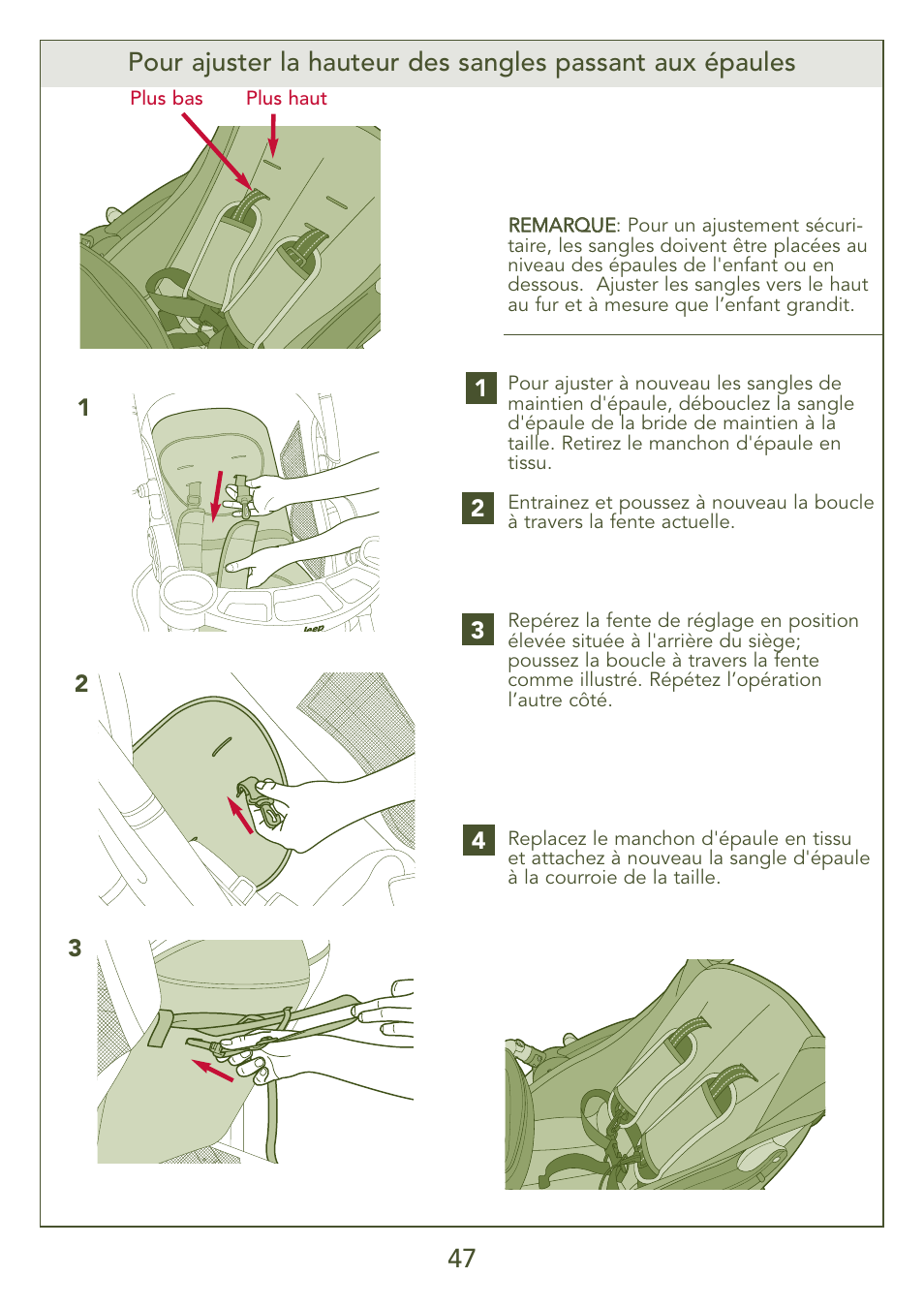 Kolcraft S77-T-R3 User Manual | Page 47 / 51