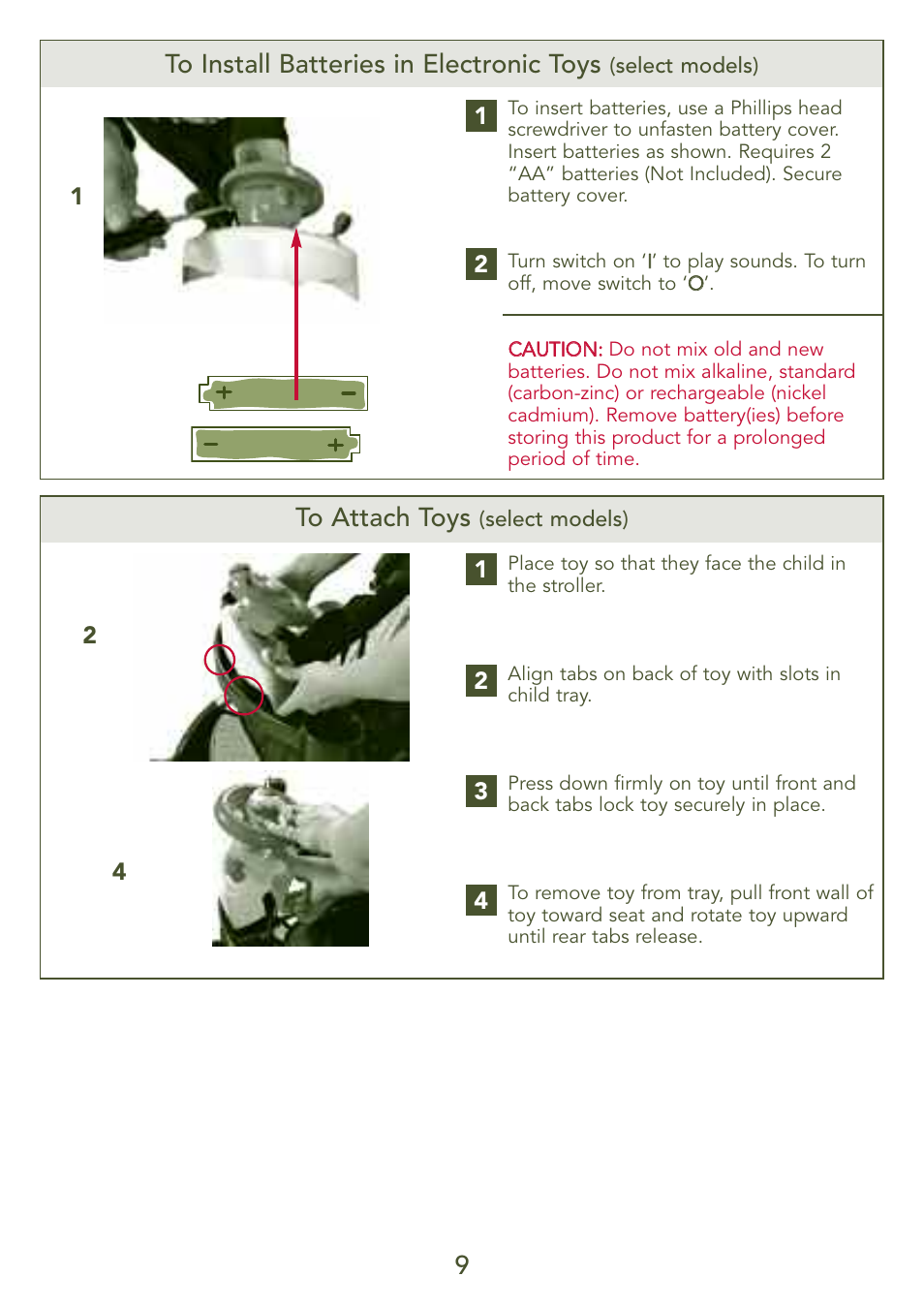 Kolcraft S77-T-R3 User Manual | Page 9 / 51