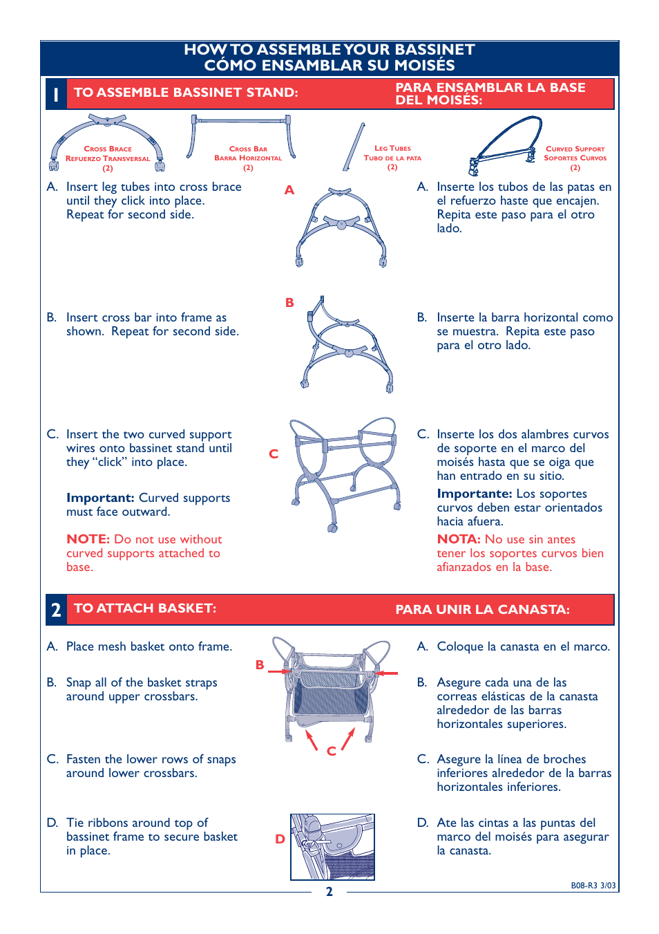 Kolcraft DELUXE B08-R3 User Manual | Page 2 / 7