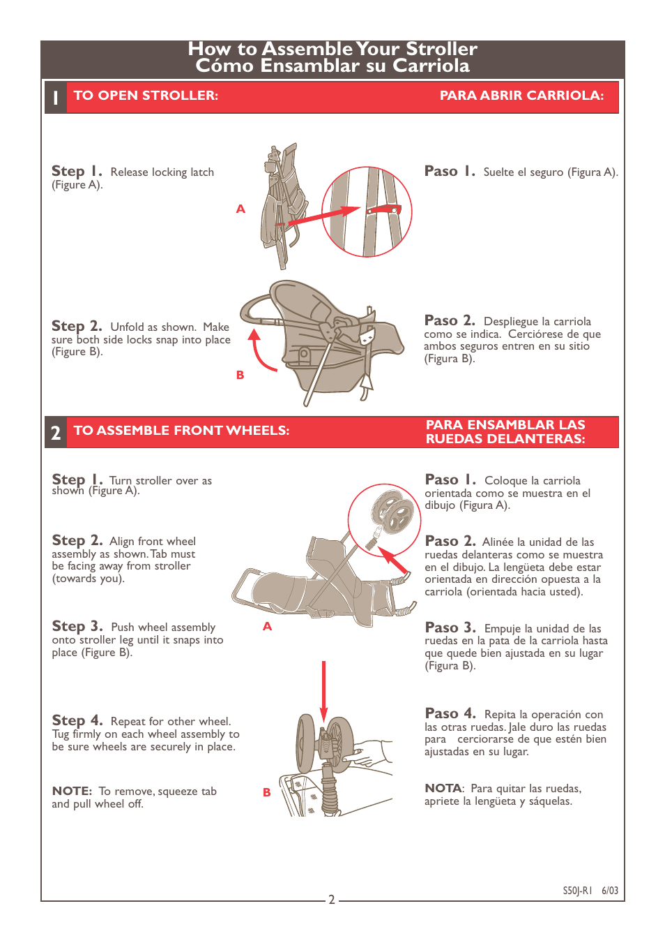 Kolcraft S50J-R1 User Manual | Page 2 / 9