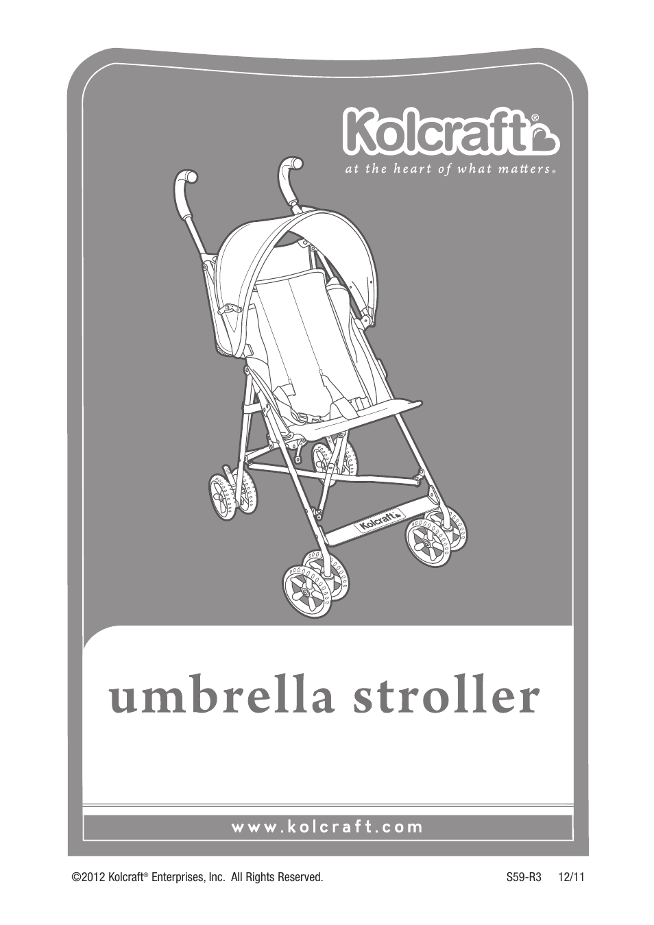 Kolcraft S59-R3 User Manual | 12 pages