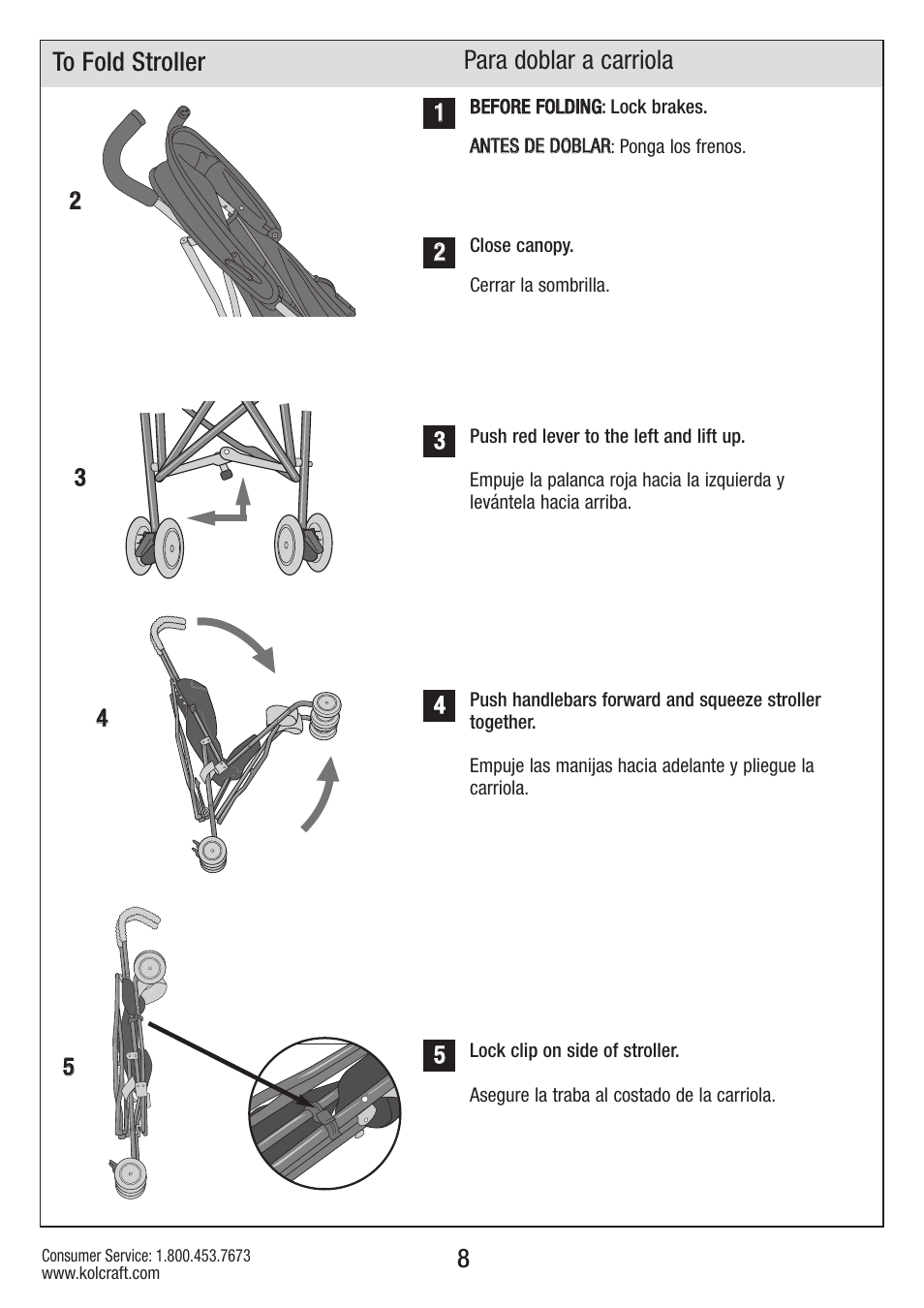 Kolcraft S59-R3 User Manual | Page 8 / 12