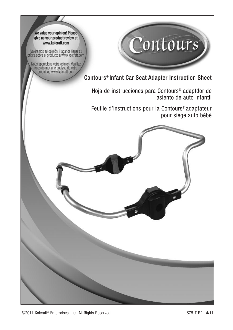 Kolcraft S75-T-R2 User Manual | 16 pages
