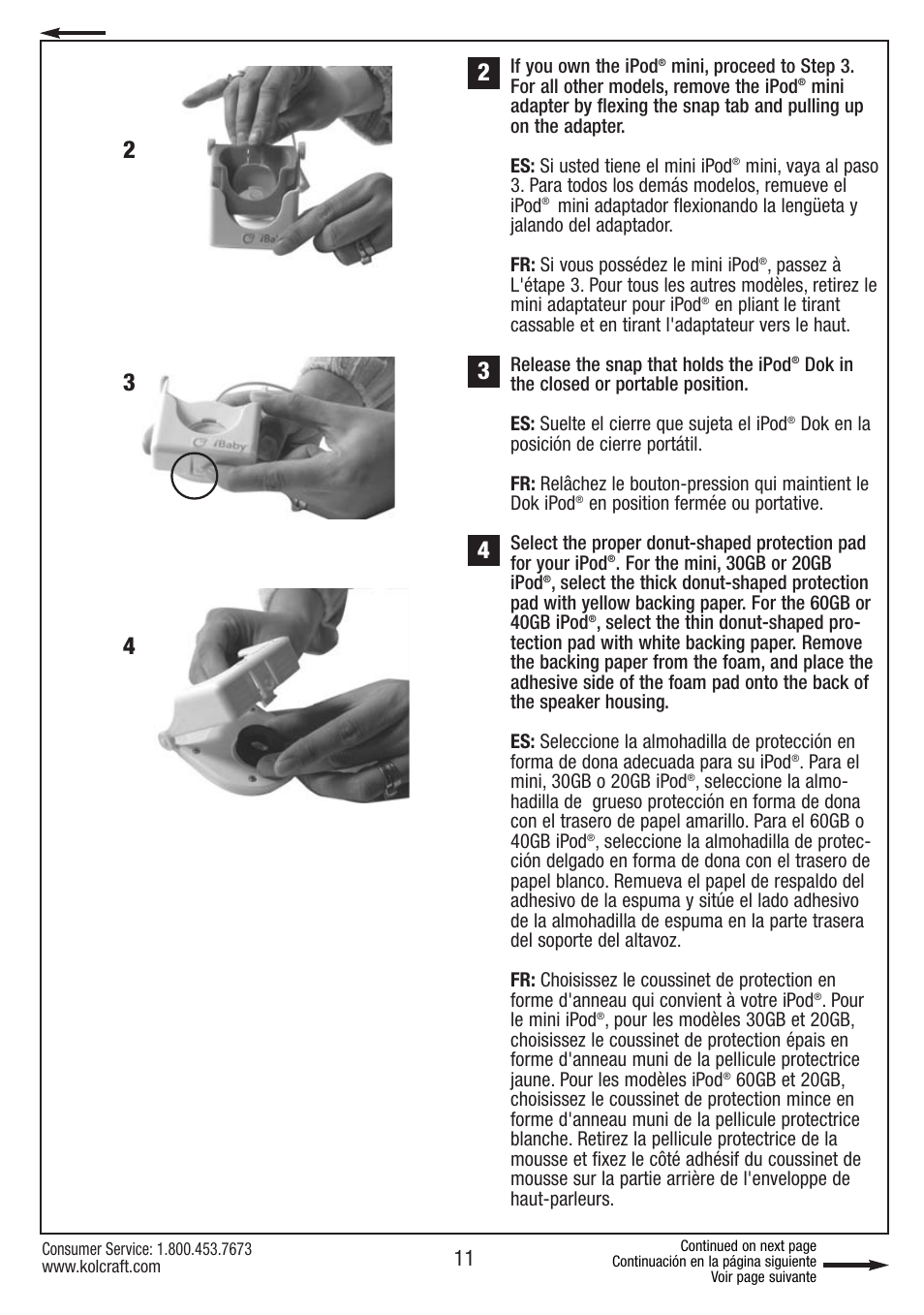 Kolcraft S67-T-R1 User Manual | Page 11 / 24