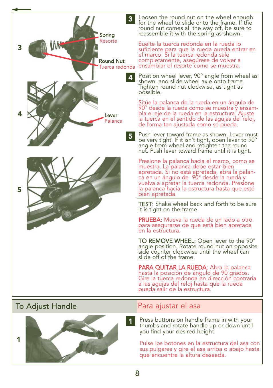 Kolcraft JEEP S56J-R3 User Manual | Page 8 / 28