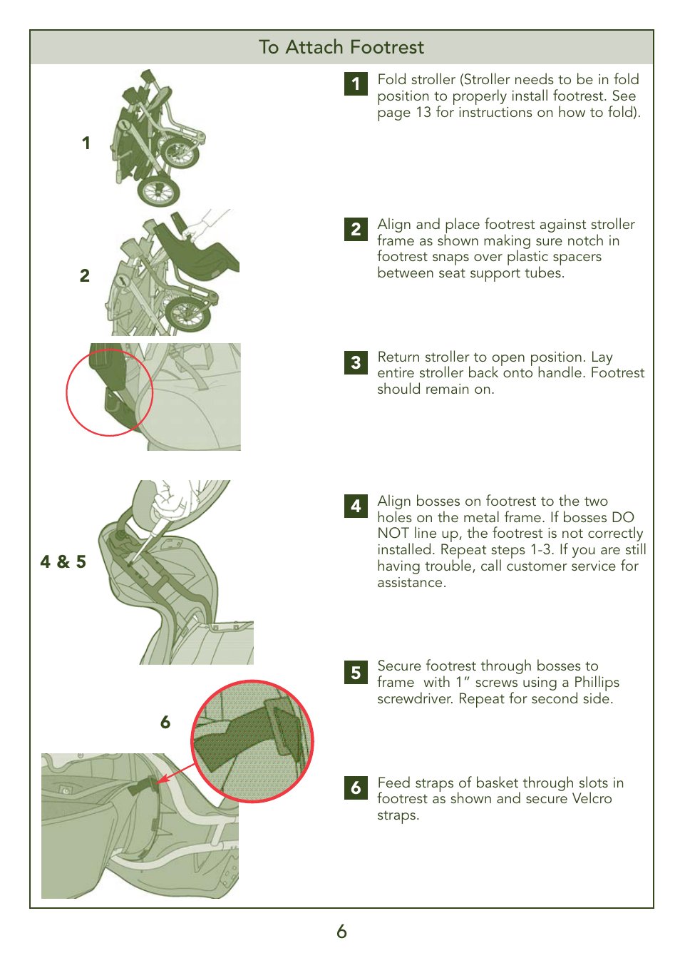 Kolcraft S45J-T 5/07 User Manual | Page 6 / 45