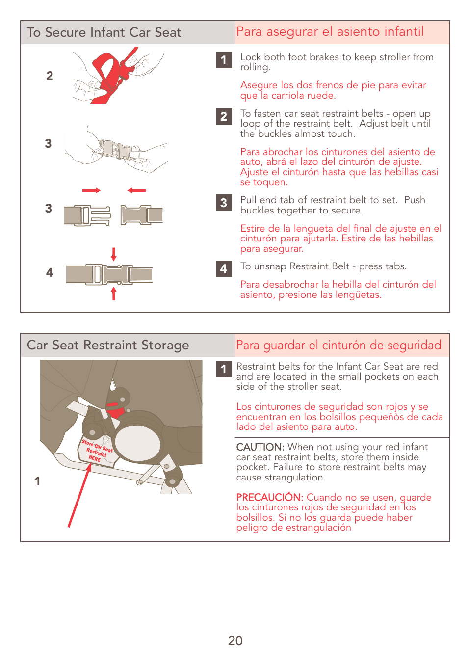 Kolcraft JEEP S47J-R7 9/06 User Manual | Page 20 / 26