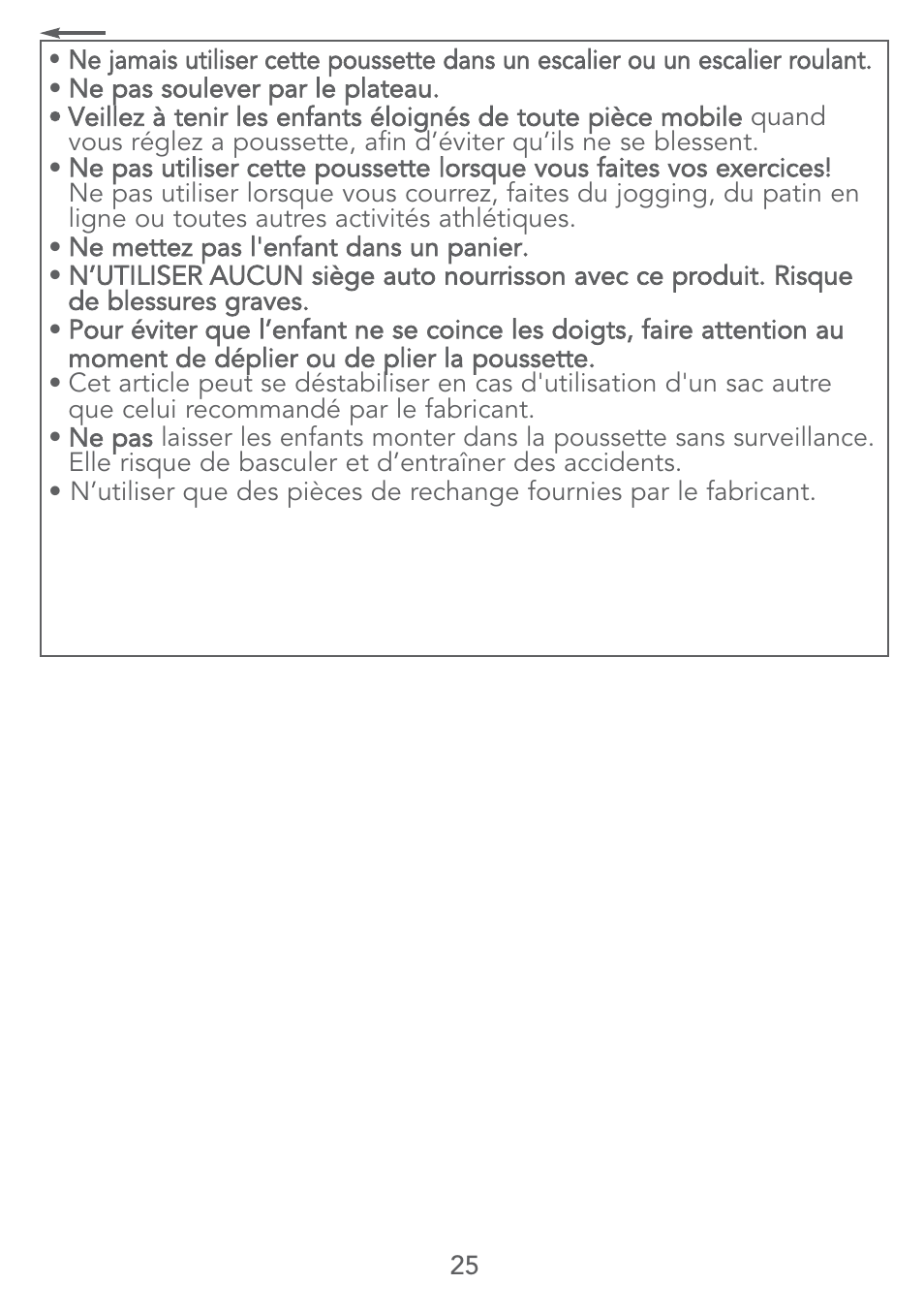 Kolcraft LITE SERIES S67-T 4/07 User Manual | Page 25 / 36