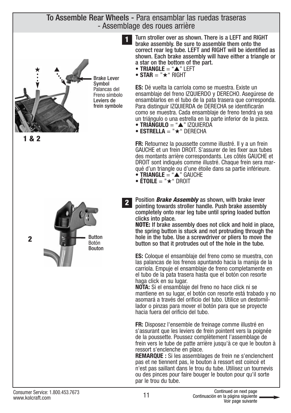 Kolcraft S084 12/10 User Manual | Page 11 / 36