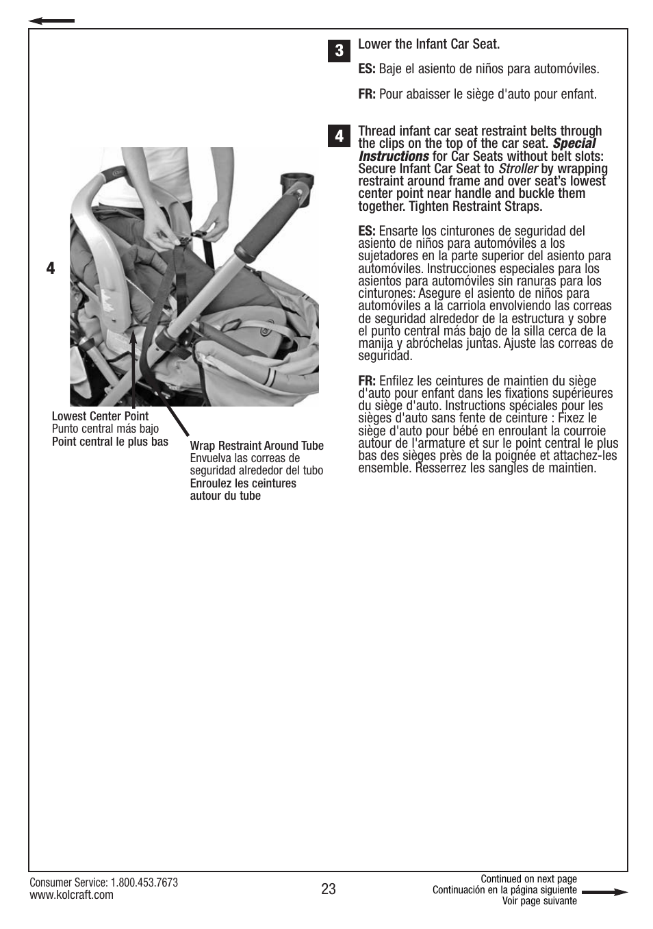 Kolcraft S084 12/10 User Manual | Page 23 / 36