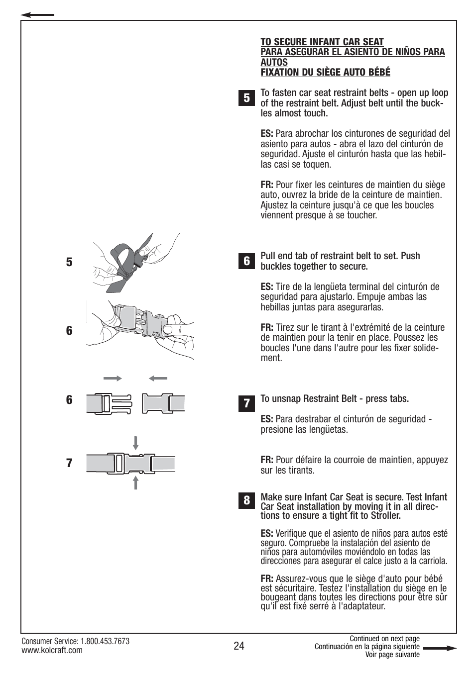 Kolcraft S084 12/10 User Manual | Page 24 / 36