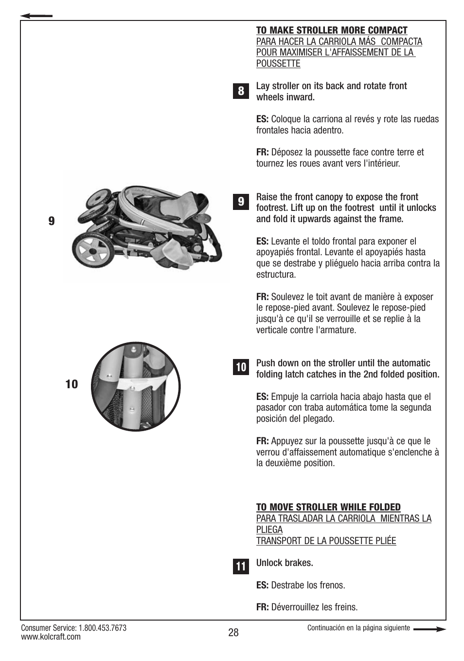 Kolcraft S084 12/10 User Manual | Page 28 / 36
