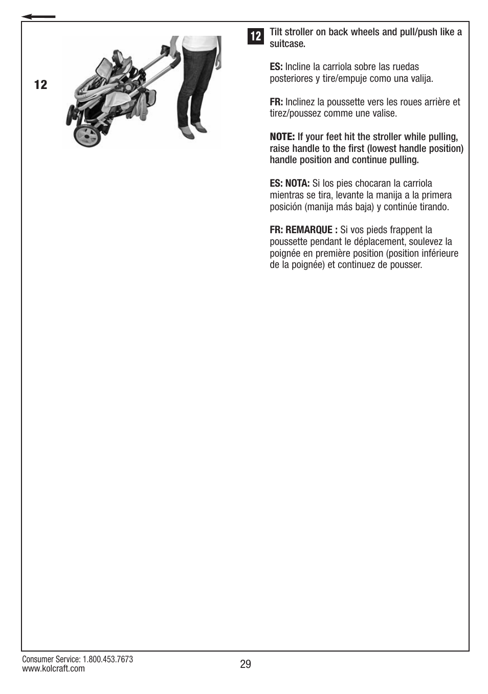 Kolcraft S084 12/10 User Manual | Page 29 / 36