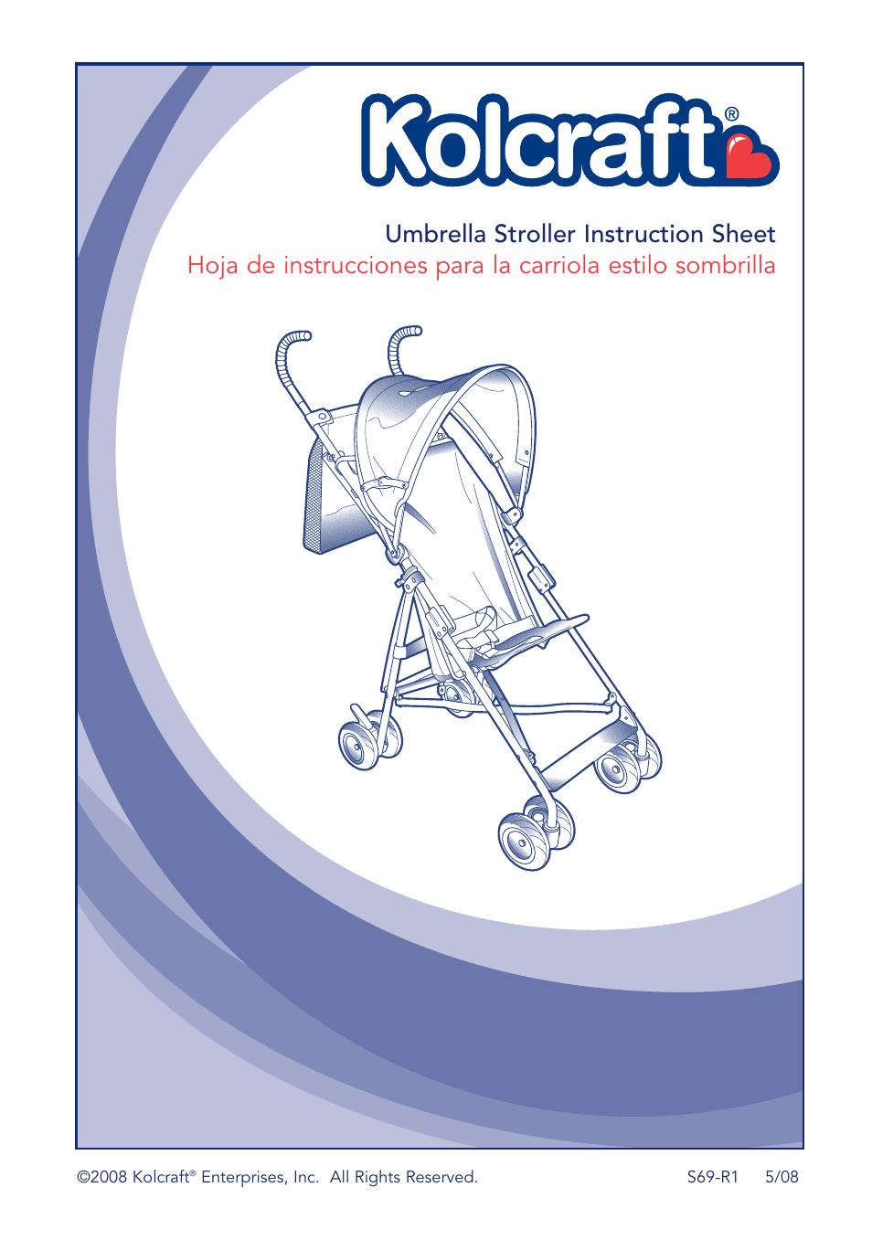 Kolcraft S69-R1 5/08 User Manual | 12 pages