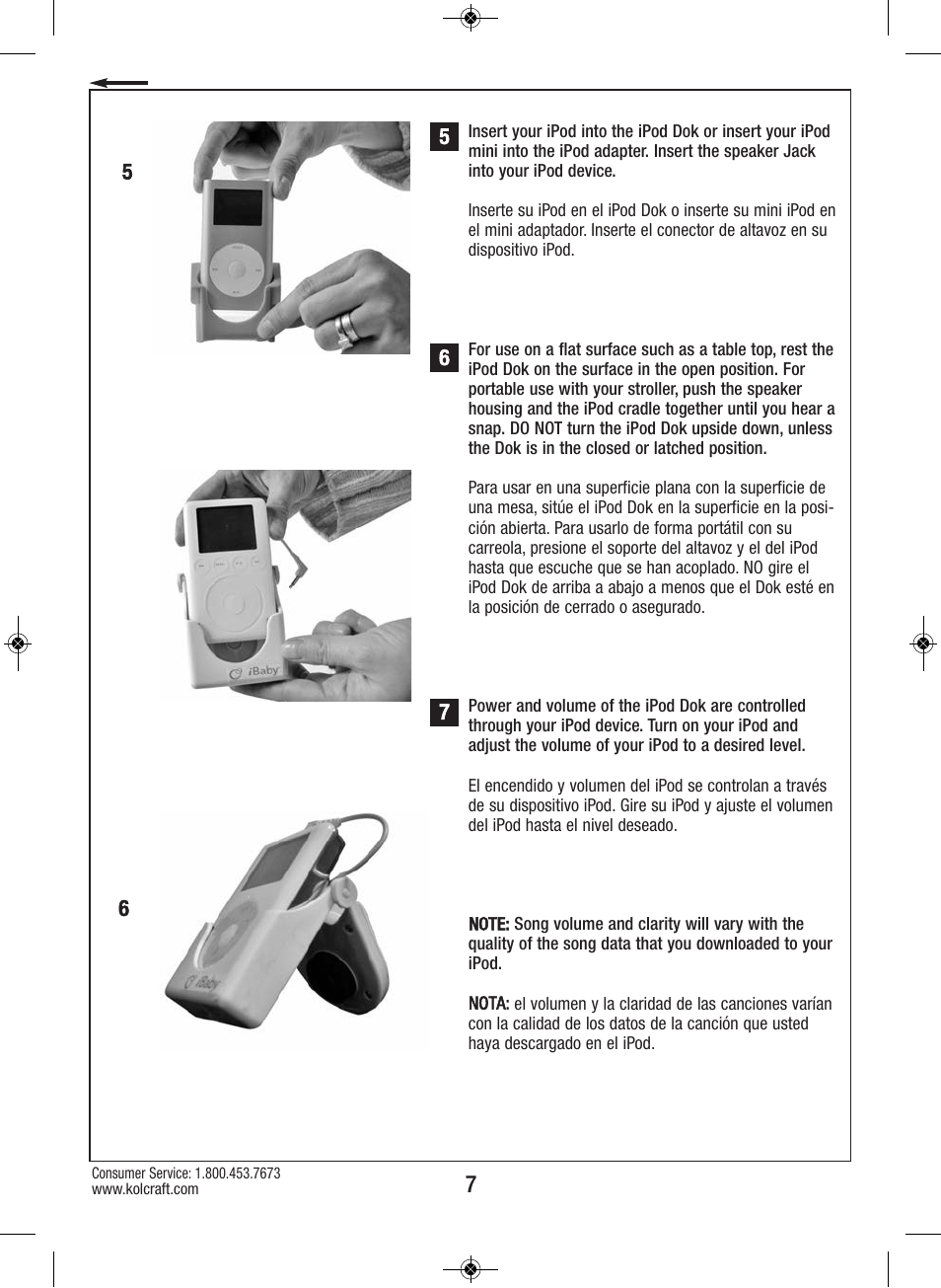 Kolcraft S64-R4 2/12 User Manual | Page 7 / 15