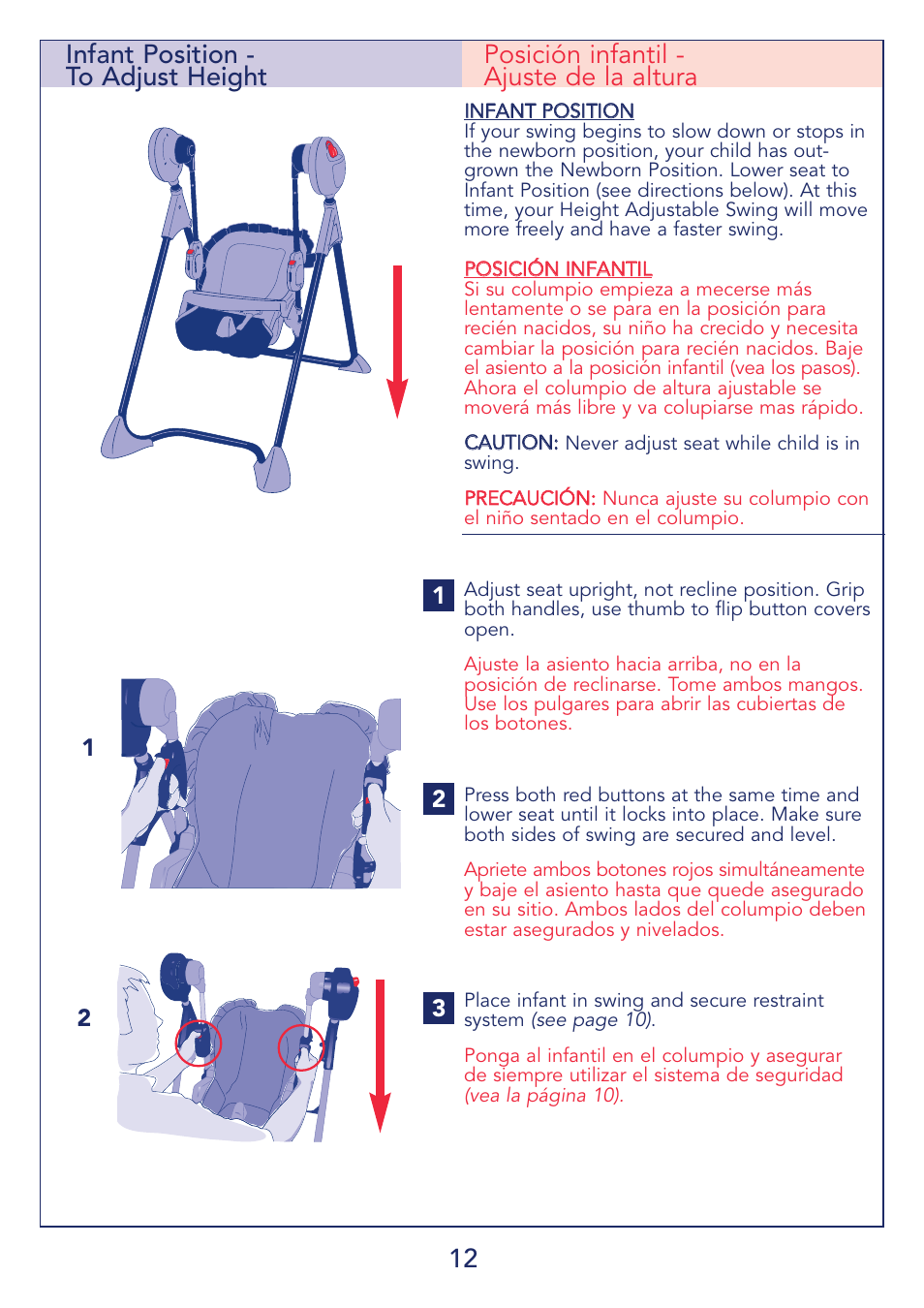 Kolcraft G03S 9/08 User Manual | Page 12 / 20