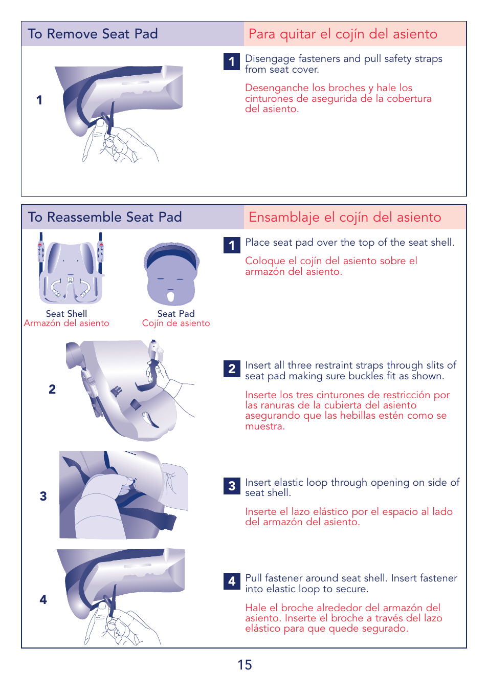 Kolcraft G03S 9/08 User Manual | Page 15 / 20