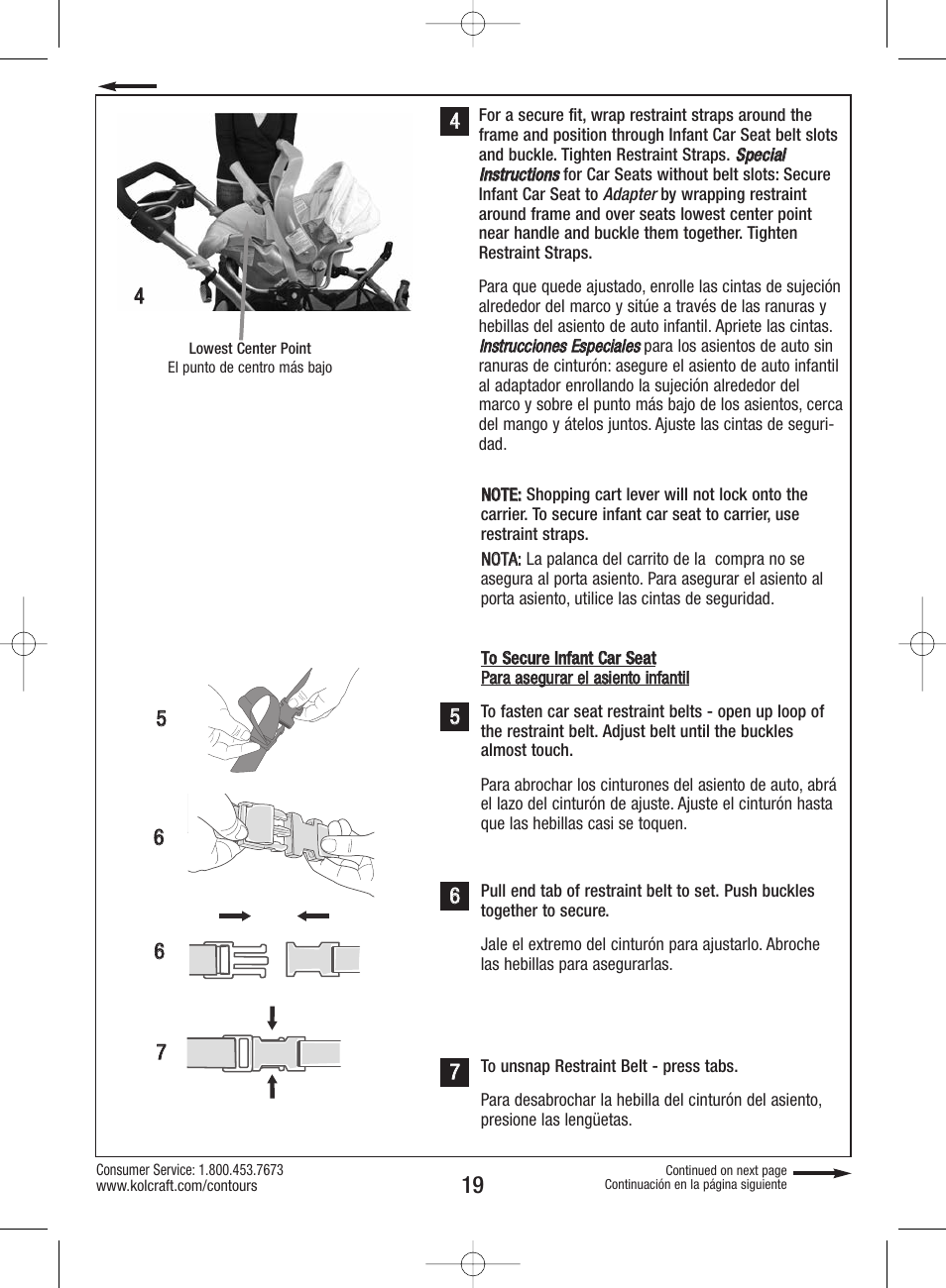 Kolcraft S82-R3 User Manual | Page 19 / 32