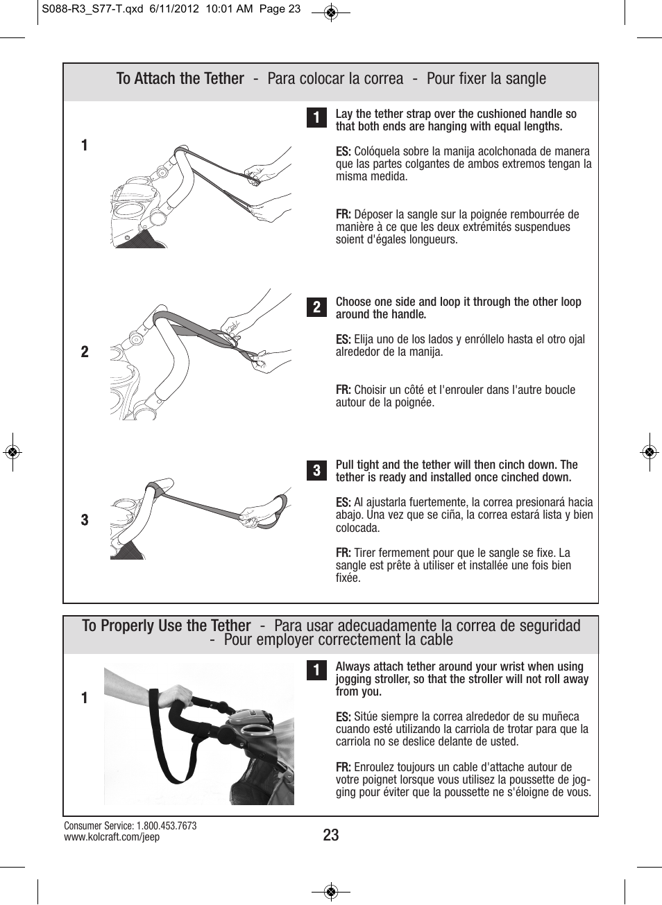 Kolcraft S088-R3 User Manual | Page 23 / 32