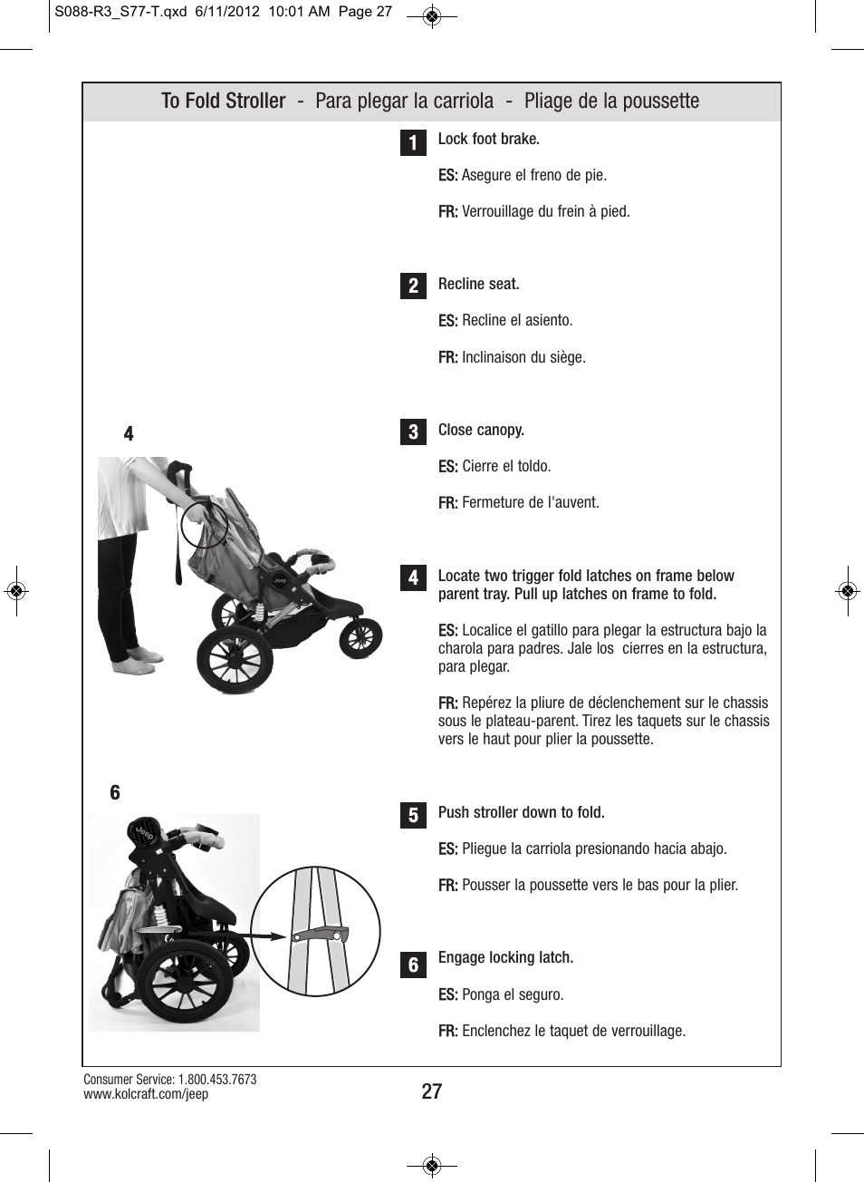Kolcraft S088-R3 User Manual | Page 27 / 32