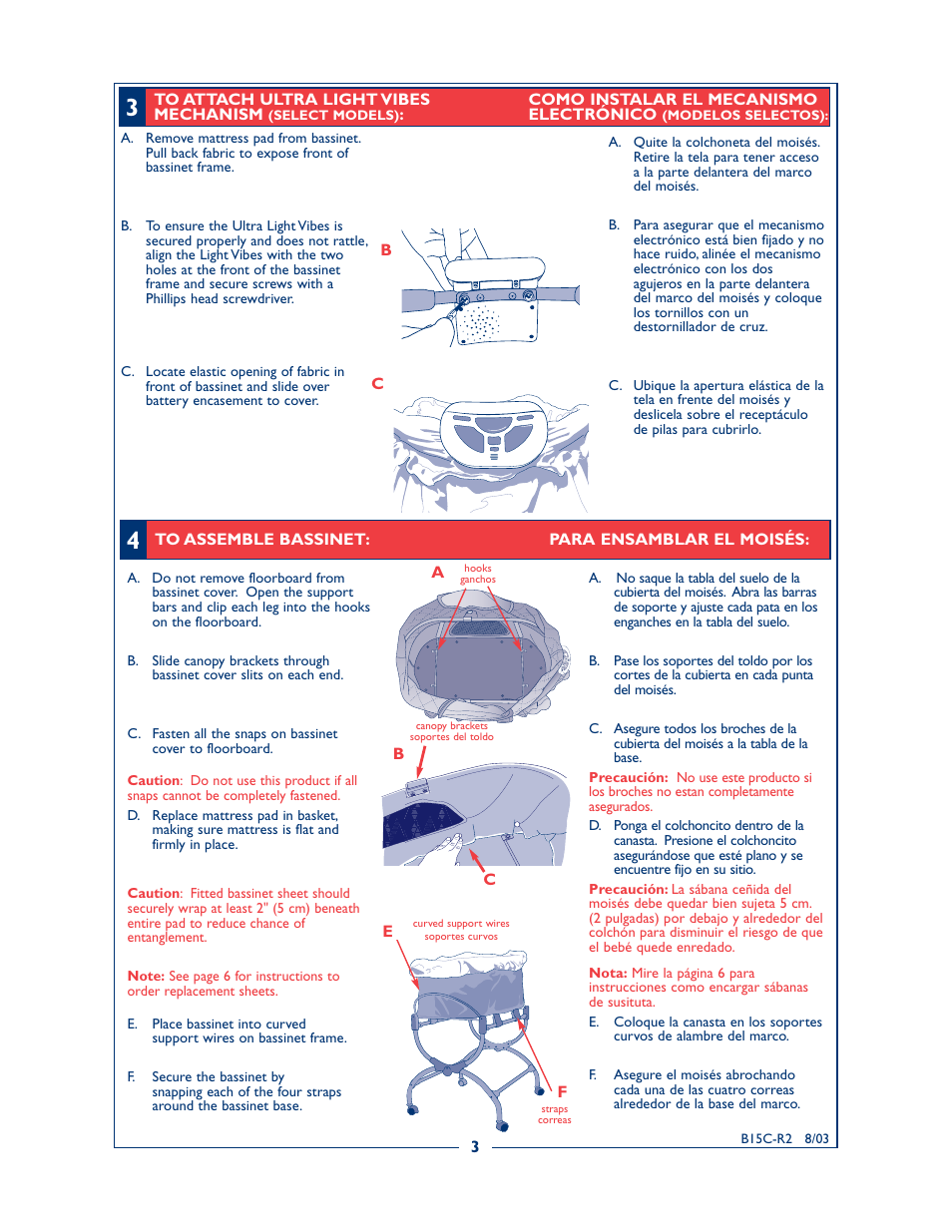 Kolcraft B15C-R2 User Manual | Page 3 / 6