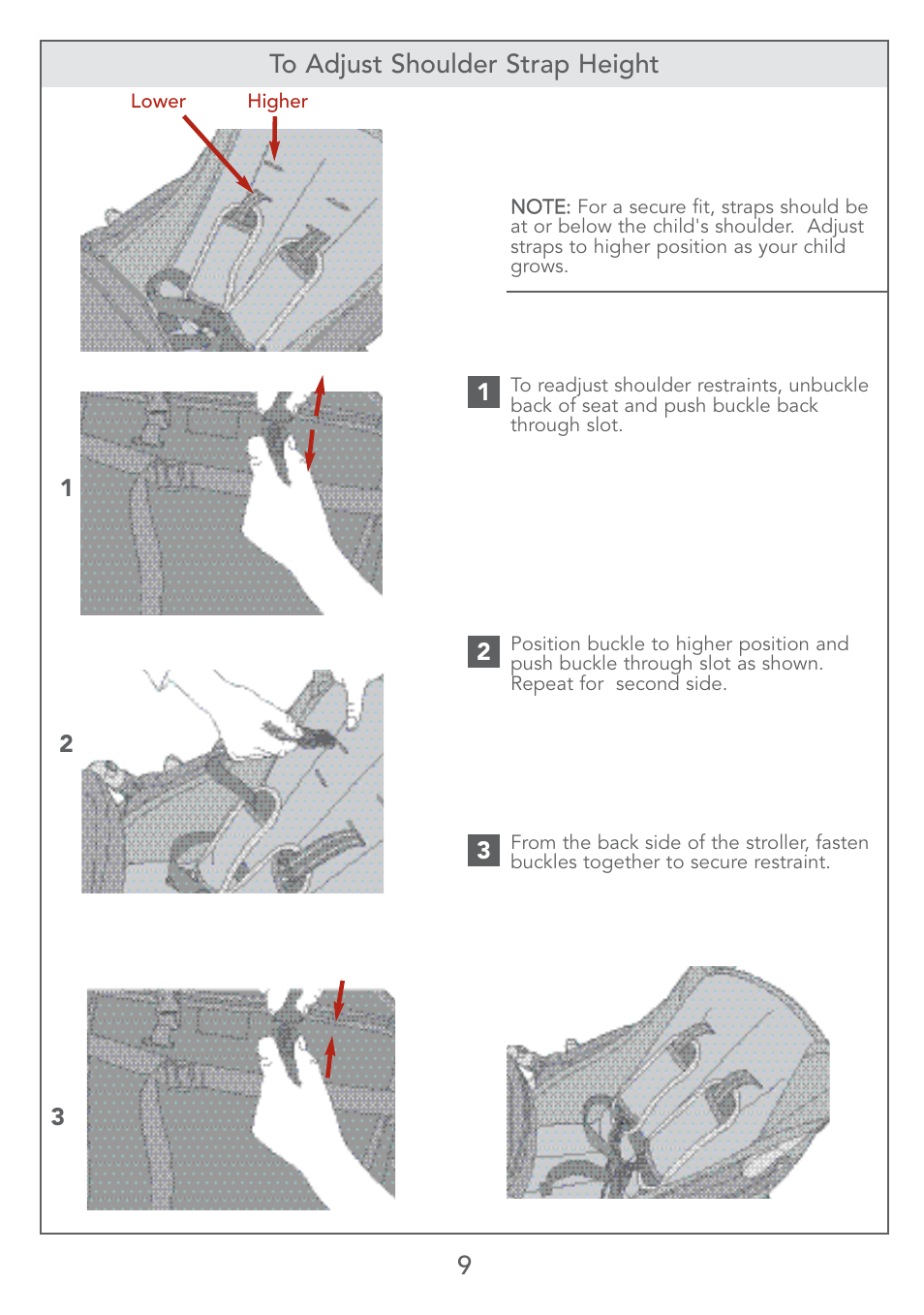 Kolcraft S67-T User Manual | Page 9 / 36