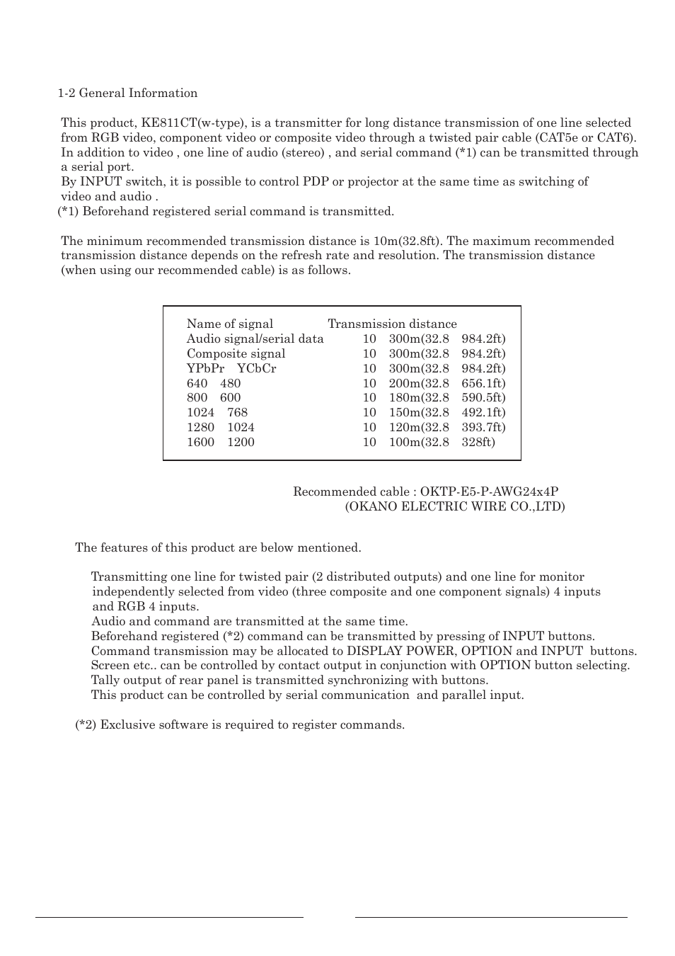 Kowa KE811CT User Manual | Page 8 / 35