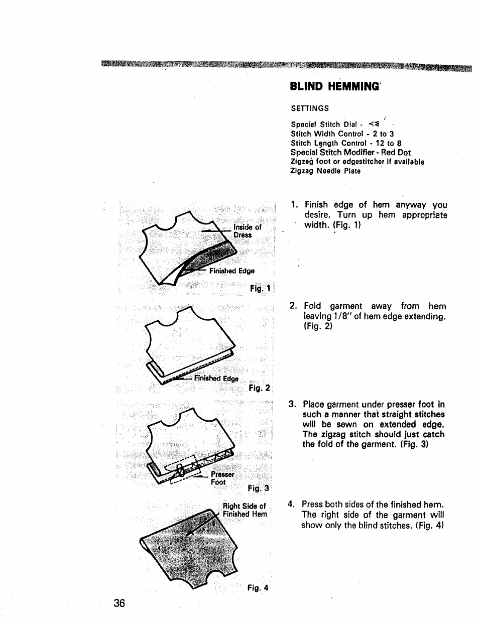 Blind hemming | Kenmore 1660 User Manual | Page 37 / 51