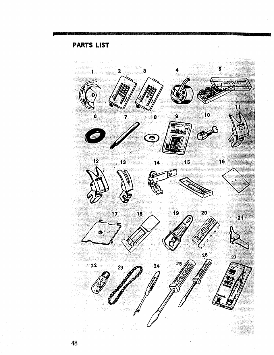 Kenmore 1660 User Manual | Page 49 / 51