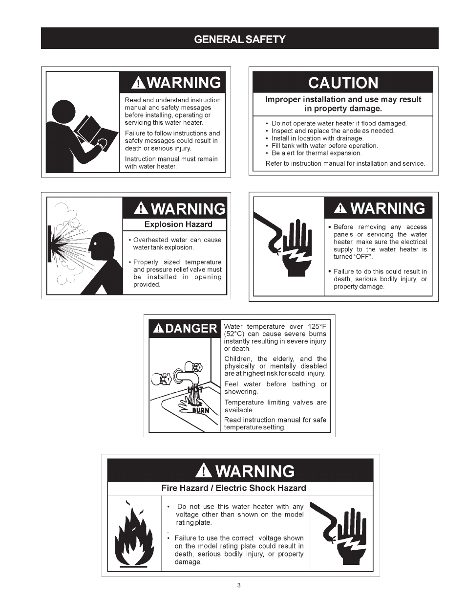 General safety | Kenmore POWER MISER 153.326265 User Manual | Page 3 / 28