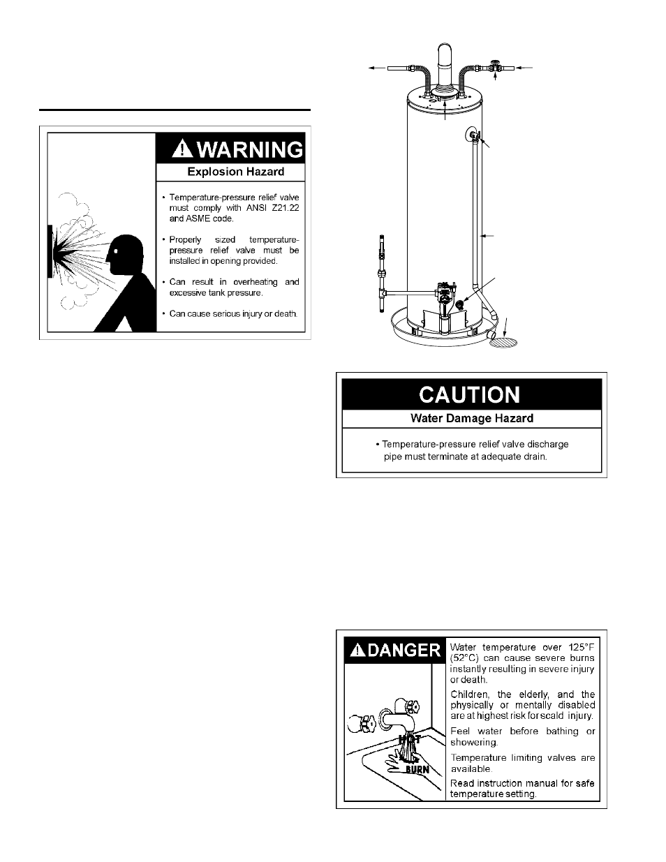 Temperature-pressure relief valve | Kenmore Power Miser 9 Gas Water Heater 153.33096 User Manual | Page 14 / 32