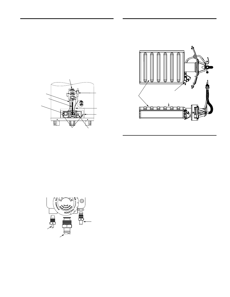 Removing the burner door assembly, Ultra low nox natural gas burner, Replacing the pilot assembly | Kenmore Power Miser 9 Gas Water Heater 153.33096 User Manual | Page 21 / 32