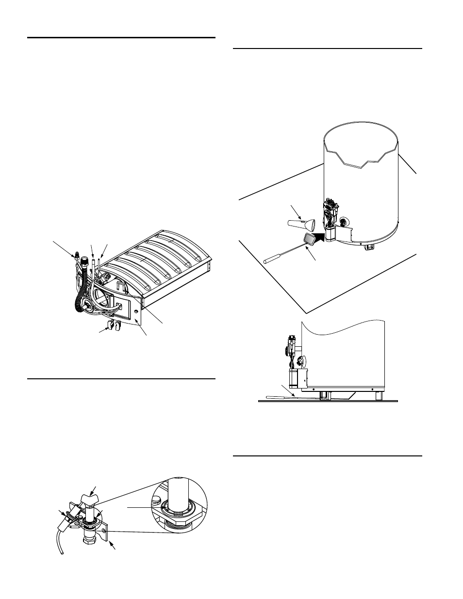 Replacing the thermocouple, Cleaning the pilot assembly, Cleaning the combustion chamber and flame arrestor | Kenmore Power Miser 9 Gas Water Heater 153.33096 User Manual | Page 22 / 32