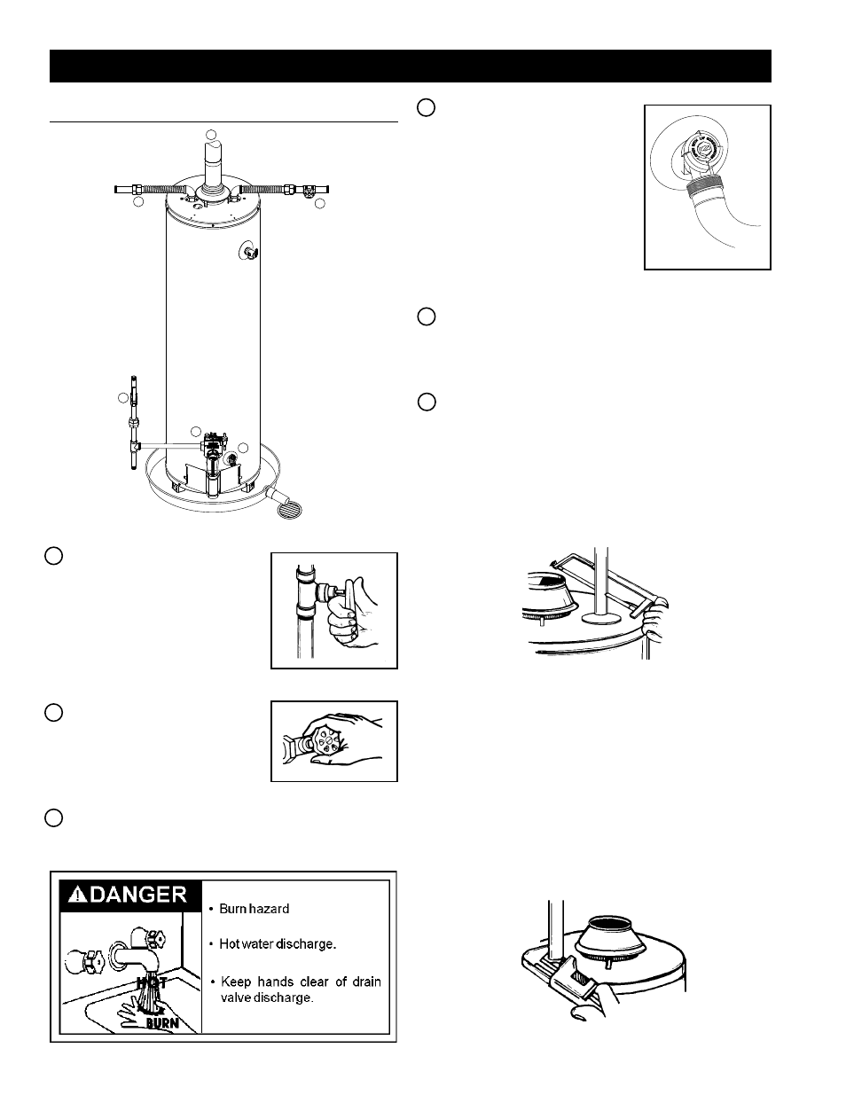 Installation instructions, Removing the old water heater | Kenmore Power Miser 9 Gas Water Heater 153.33096 User Manual | Page 8 / 32