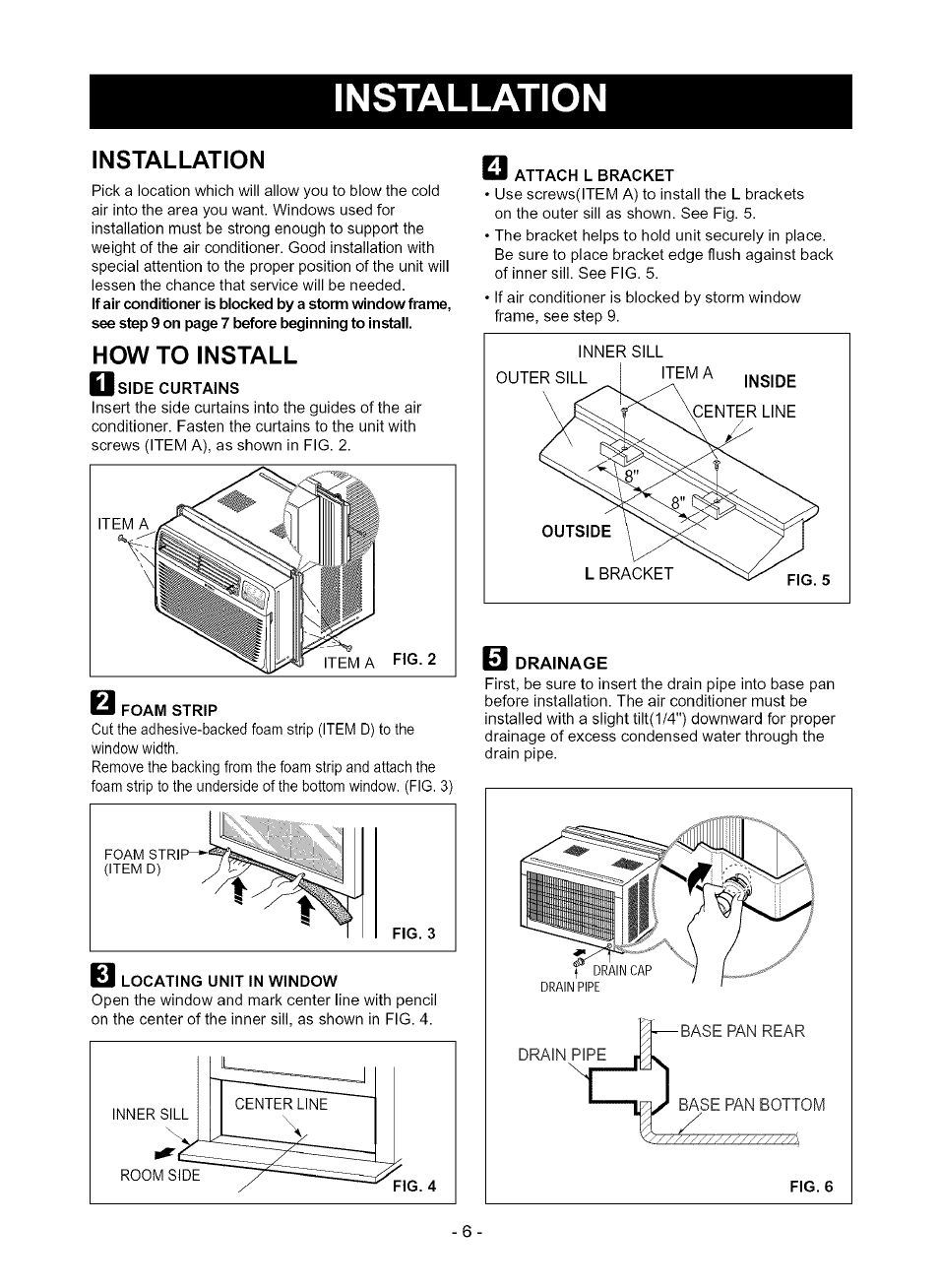 Installation, Howto install, How to install | Kenmore 580.75080 User Manual | Page 6 / 32