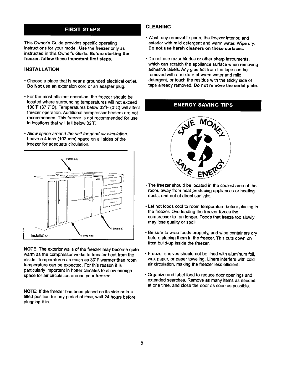 Kenmore 183.134013 User Manual | Page 5 / 9