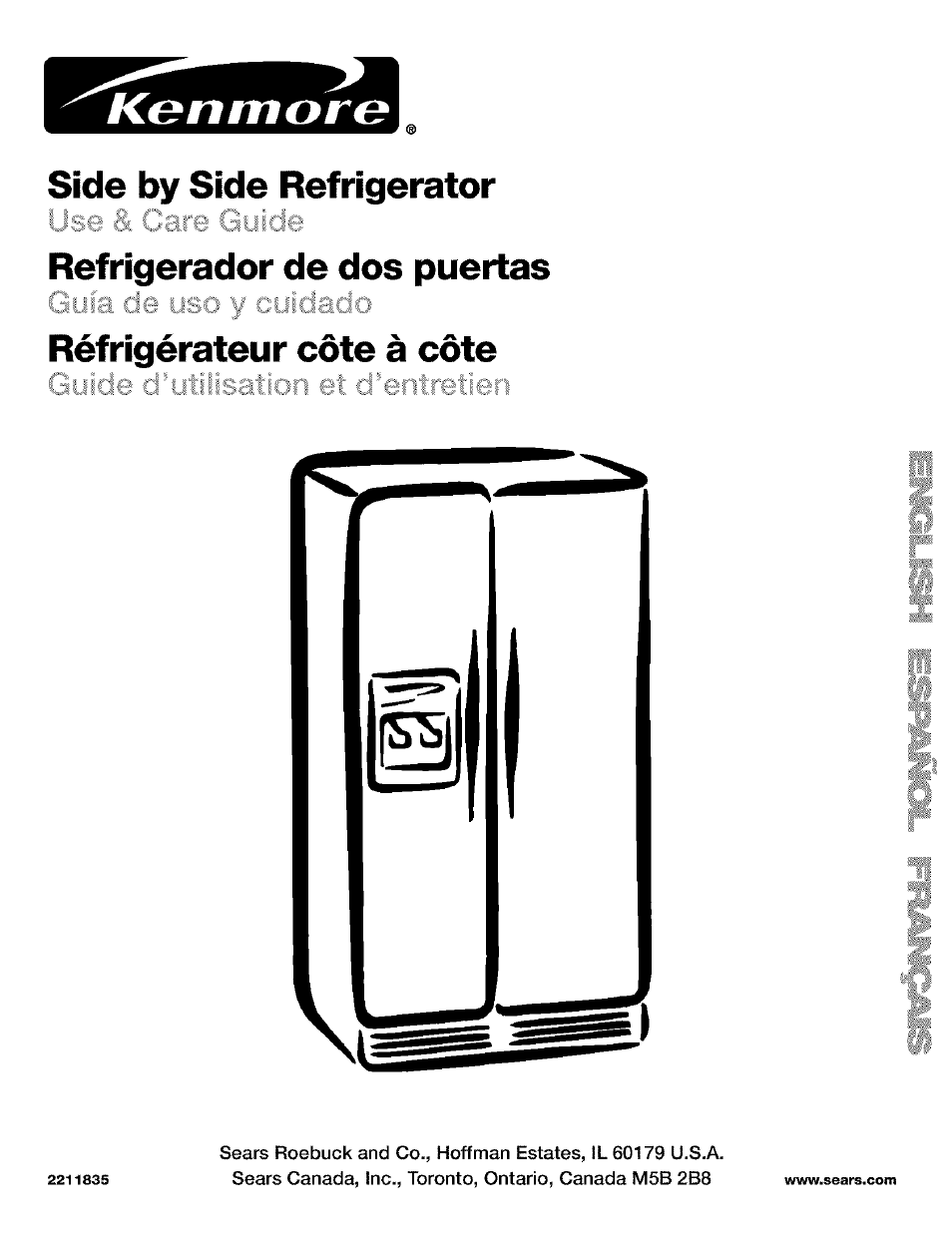Kenmore Coldspot 106 User Manual | 76 pages