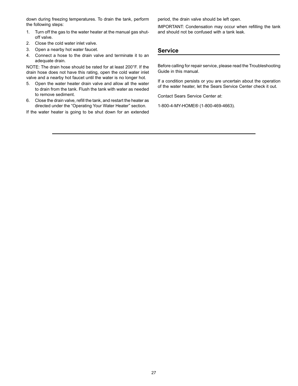 Service | Kenmore 153.331572 User Manual | Page 27 / 40