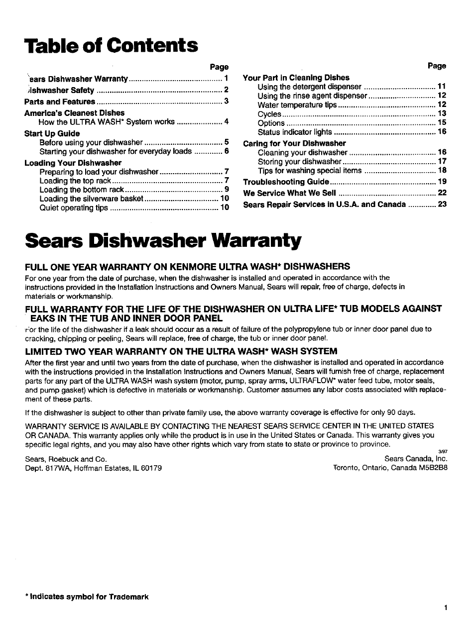 Kenmore 16791 User Manual | Page 2 / 25