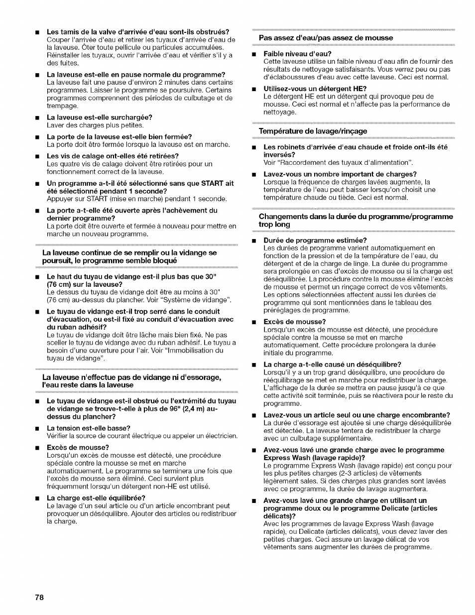 Kenmore HE2 PLUS User Manual | Page 78 / 80