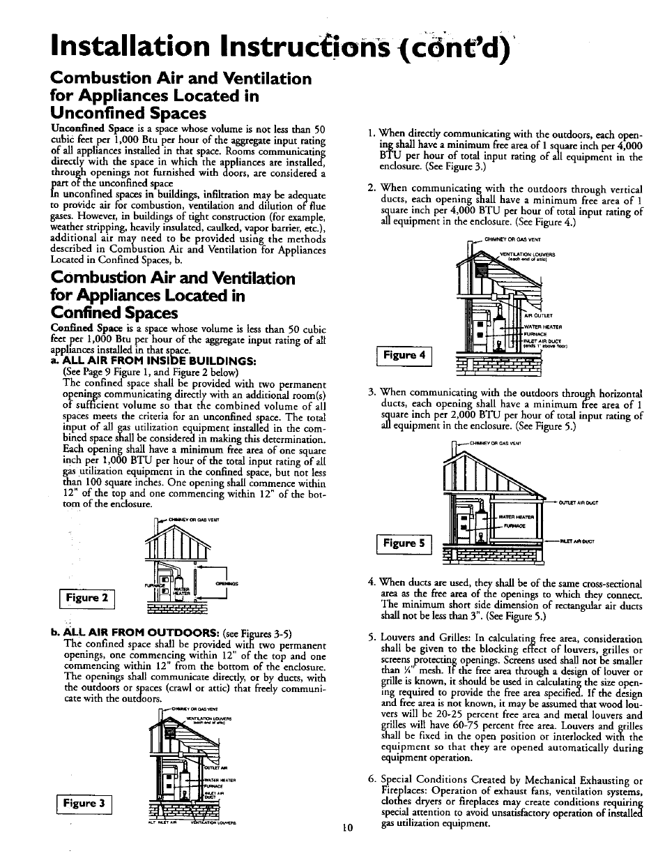 Installation | Kenmore POWER MISER 153.330551 User Manual | Page 10 / 28